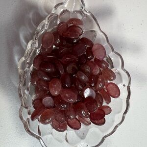 Polished strawberry quartz cabs Stone Tumbled Gems -